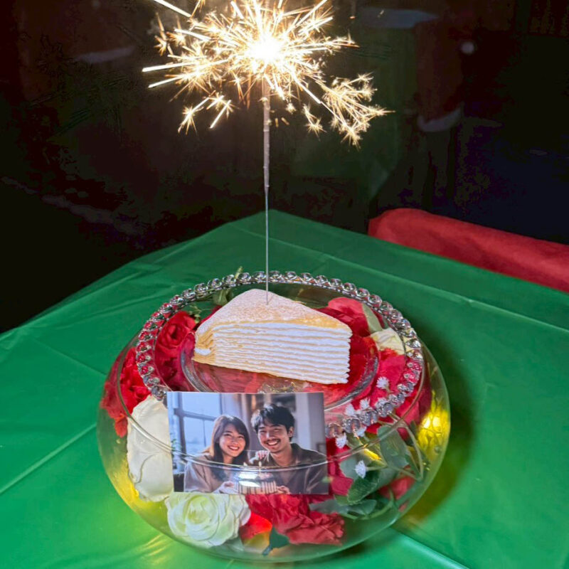 古民家カフェ和(なごみ)大分店 バースデープレート