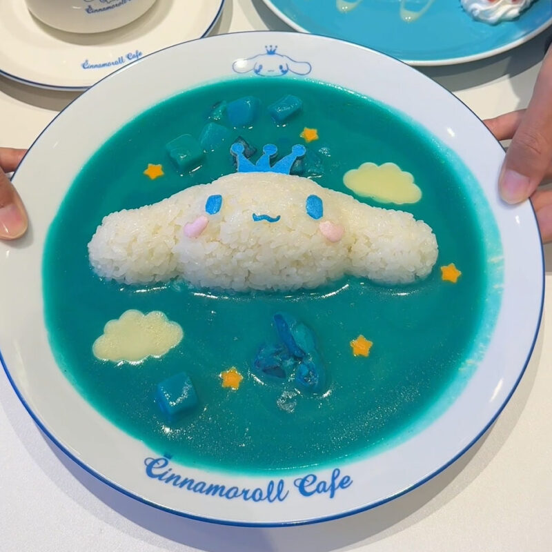 シナモロールカフェ 福岡博多店 ブルーカレー