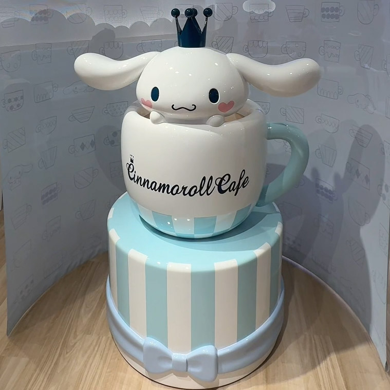 シナモロールカフェ 福岡博多店 店内