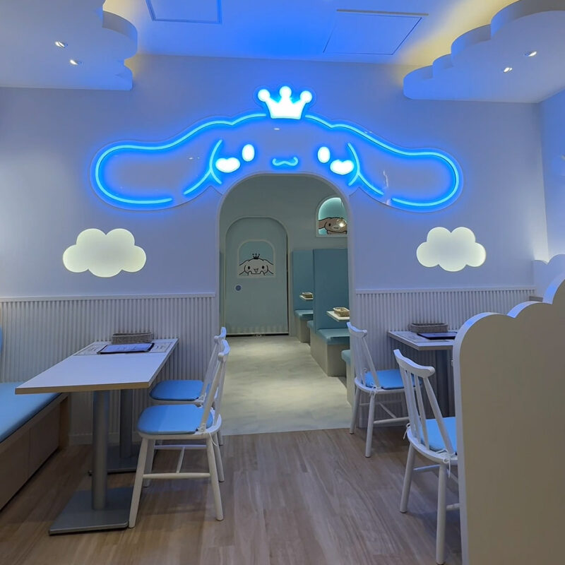 シナモロールカフェ 福岡博多店 店内