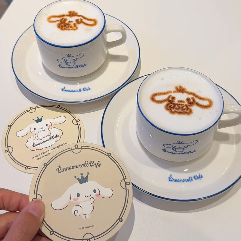 シナモロールカフェ 福岡博多店 カフェラテ