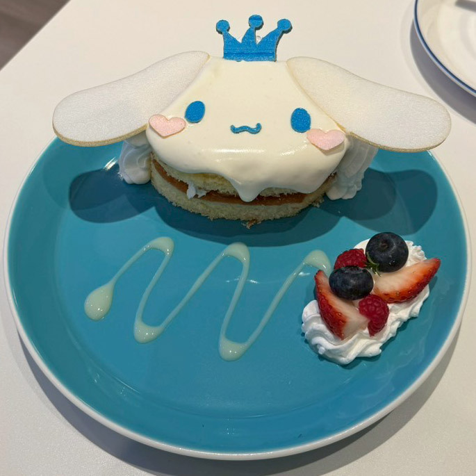 シナモロールカフェ 福岡博多店 ケーキ