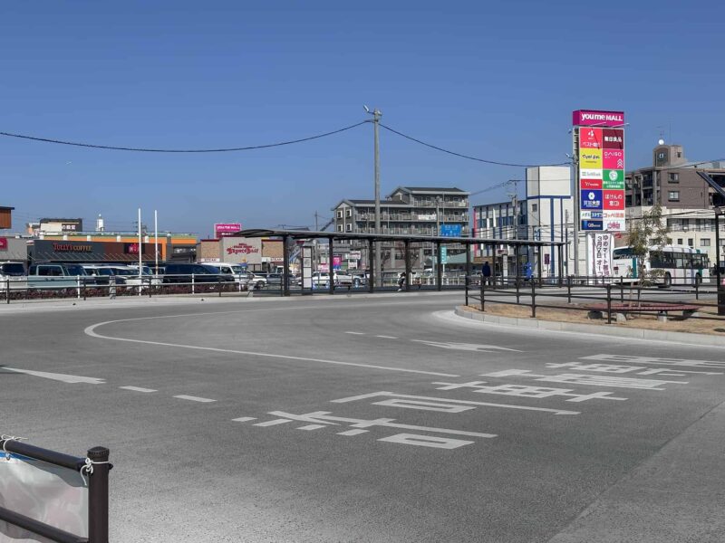 「那珂川営業所」バスのりば