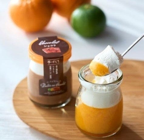 鹿児島 「31°C LINE花子」だいたんなゼリー(85g、1個）451円[各日限定150]、だいたんなショコラ（75g、1個）