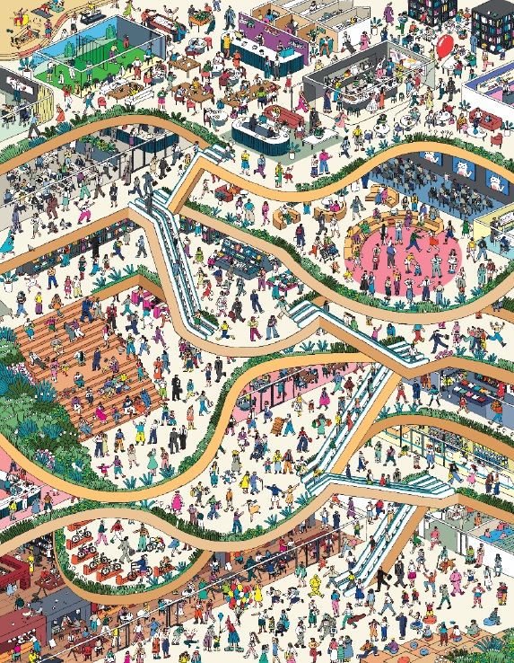 天神ビジネスセンターⅡにジュンク堂出店、ワーカー向け共用施設も導入