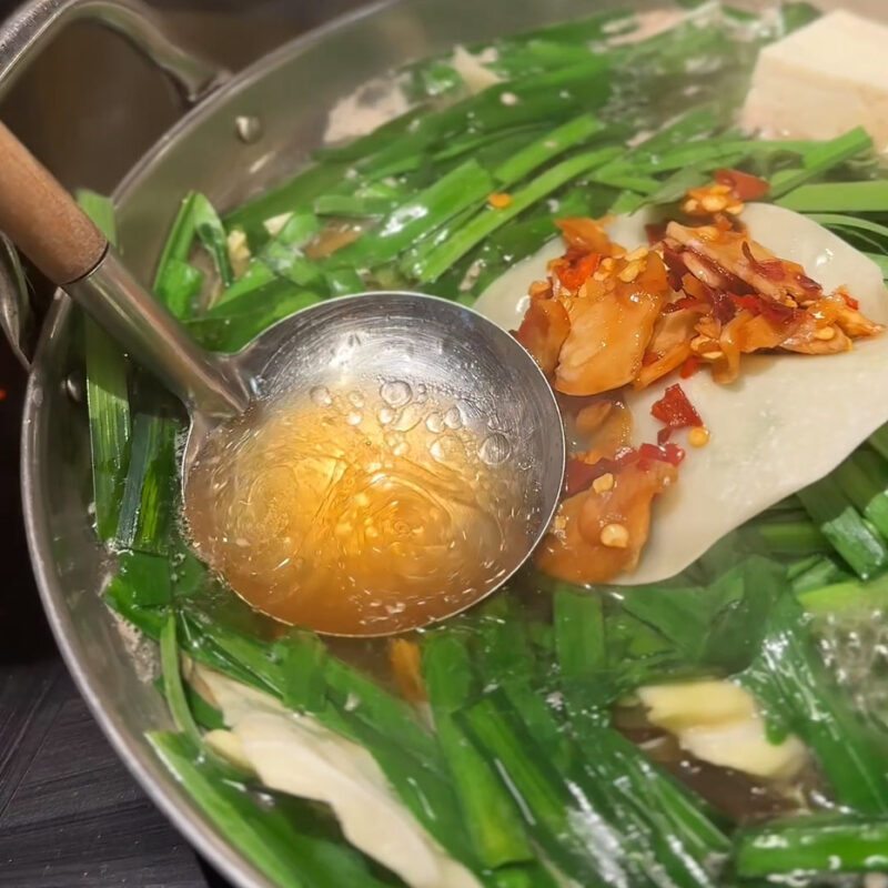 博多もつ鍋 一慶 スープ