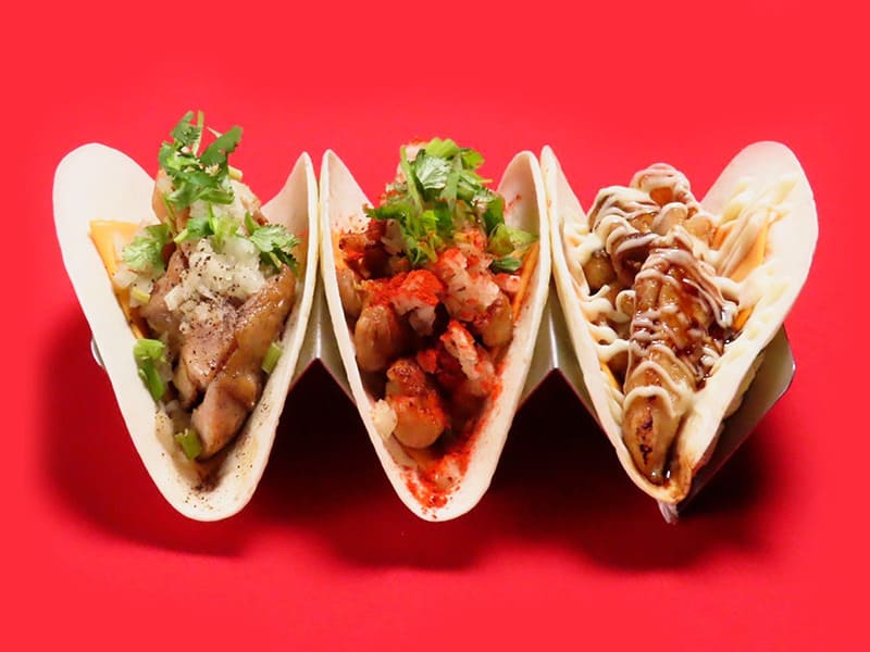 テリマヨチキンチーズタコス