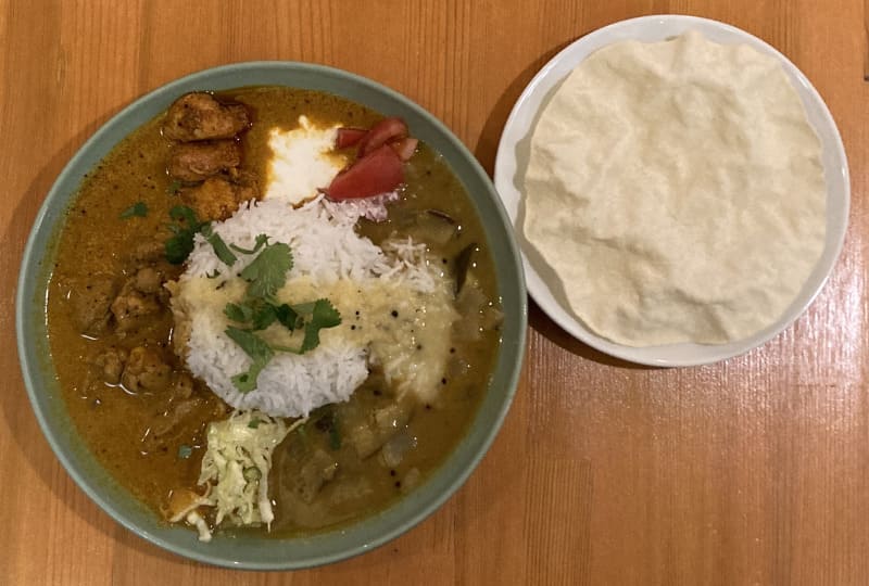 マドラスチキンカレー1
