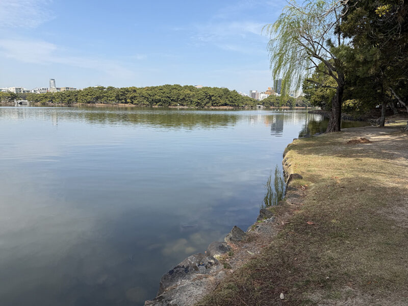 福岡市美術館前