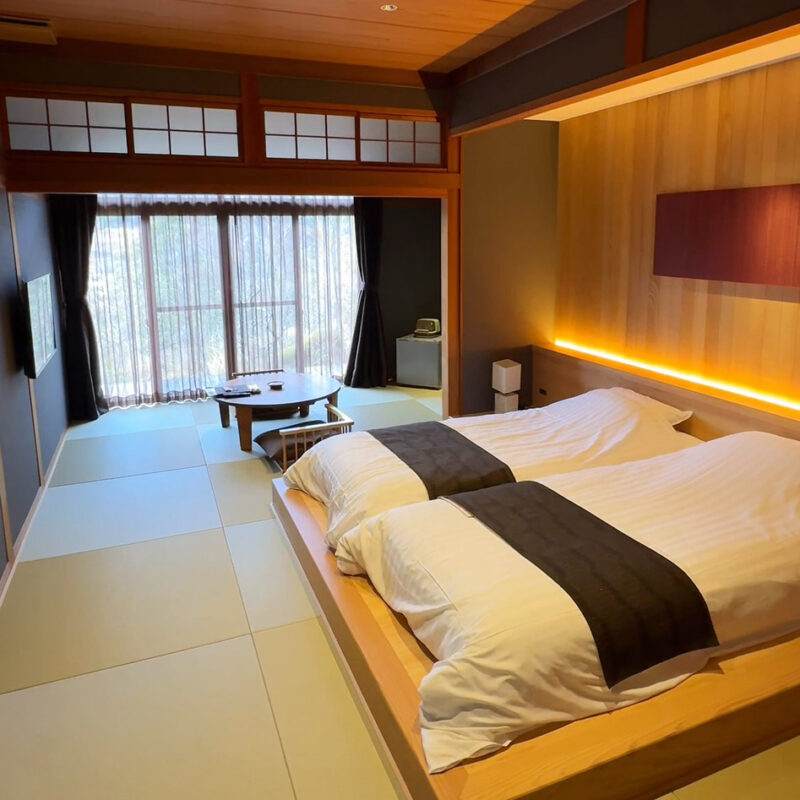 古湯温泉にある旅館「杉乃家」