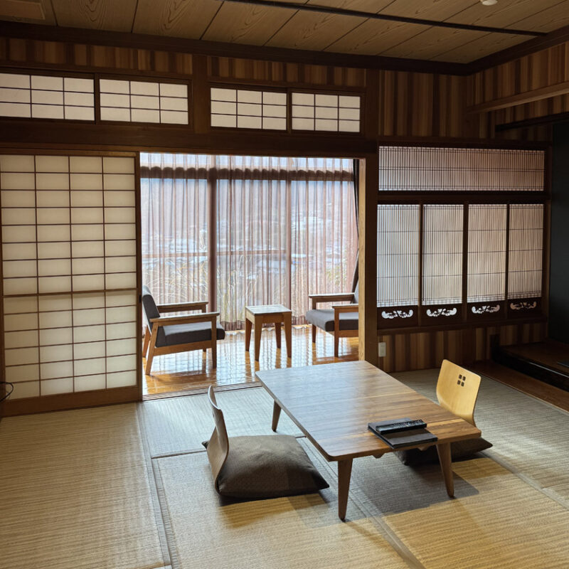 古湯温泉にある旅館「杉乃家」