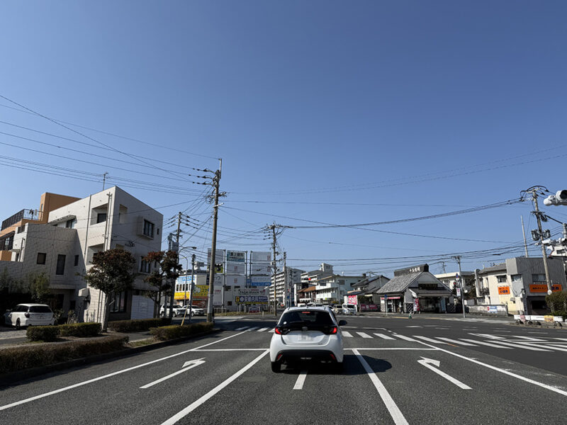 瑞梅寺川河口部への道のり