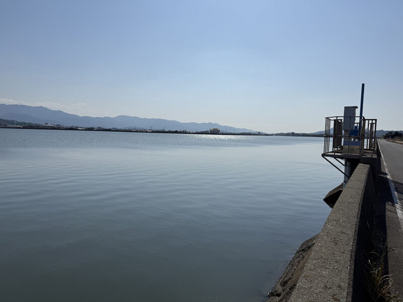 今津ポンプ場付近