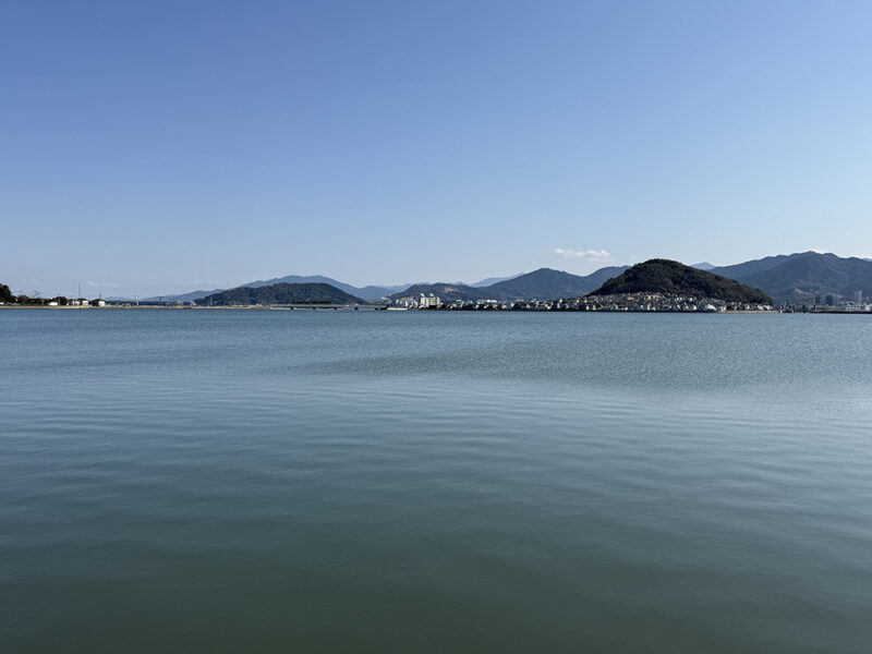 今津干潟の北側からの景色