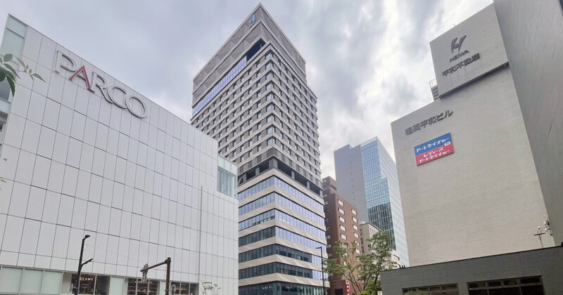旧ベスト電器福岡本店を大成建設が取得、ホテルなどへの建替えを計画【福岡市中央区】