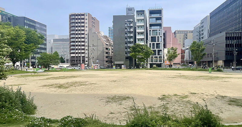 旧博多駅跡の出来町公園、地元企業群が『うどん道場』の観光文化施設【福岡市博多区