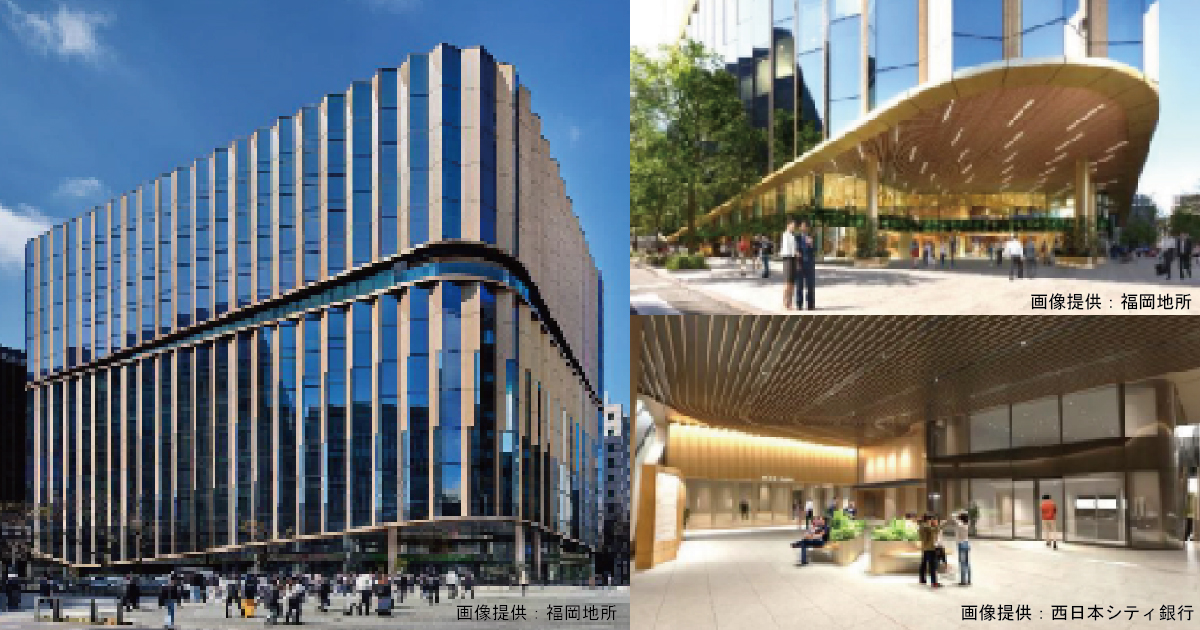 博多コネクティッドボーナス認定ビル4棟目の西日本シティビルが竣工【福岡市博多区】