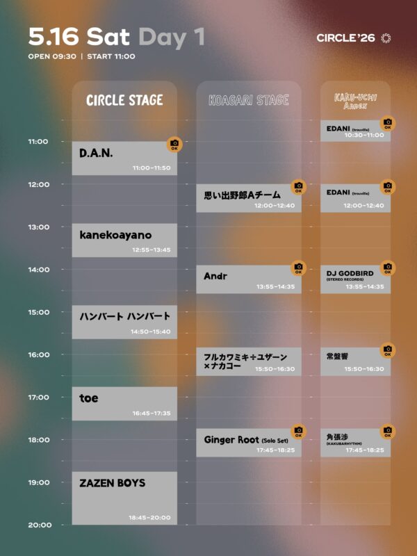 CIRCLE_タイムテーブル_Day1