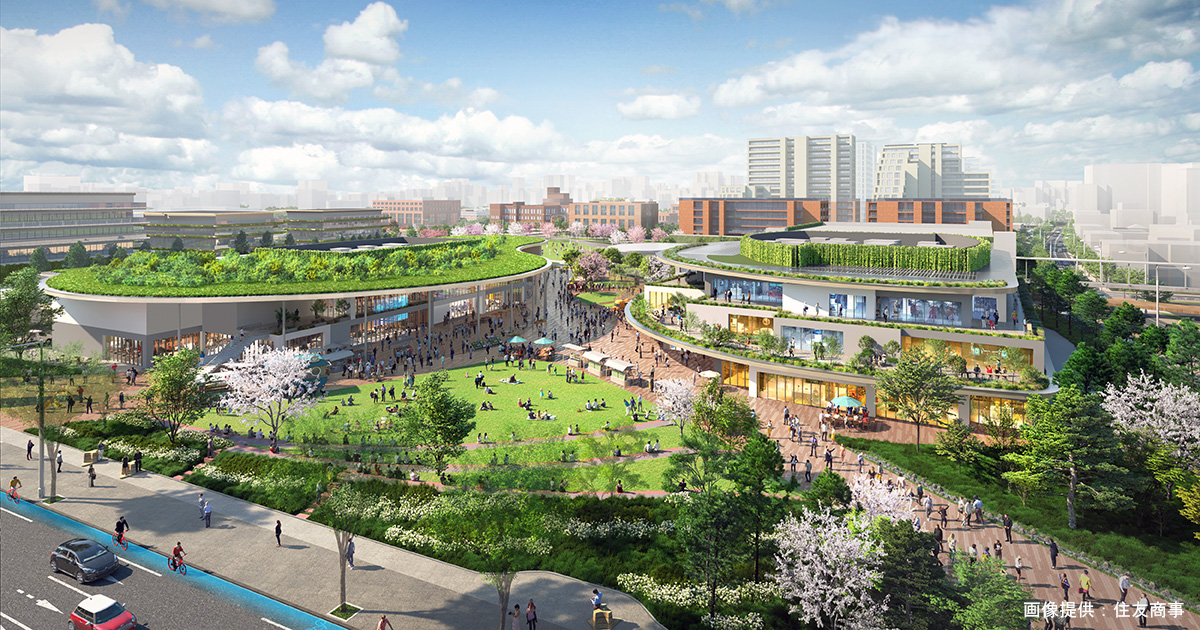 九大箱崎跡地で住友商事など8社が日本最大級のスマートシティを建設