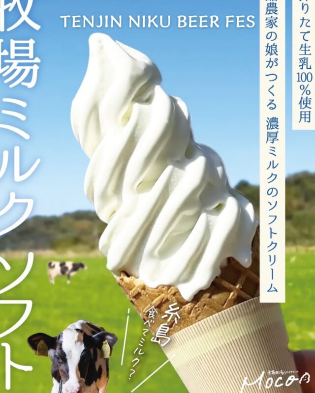 糸島牧場ソフトクリーム MOCO