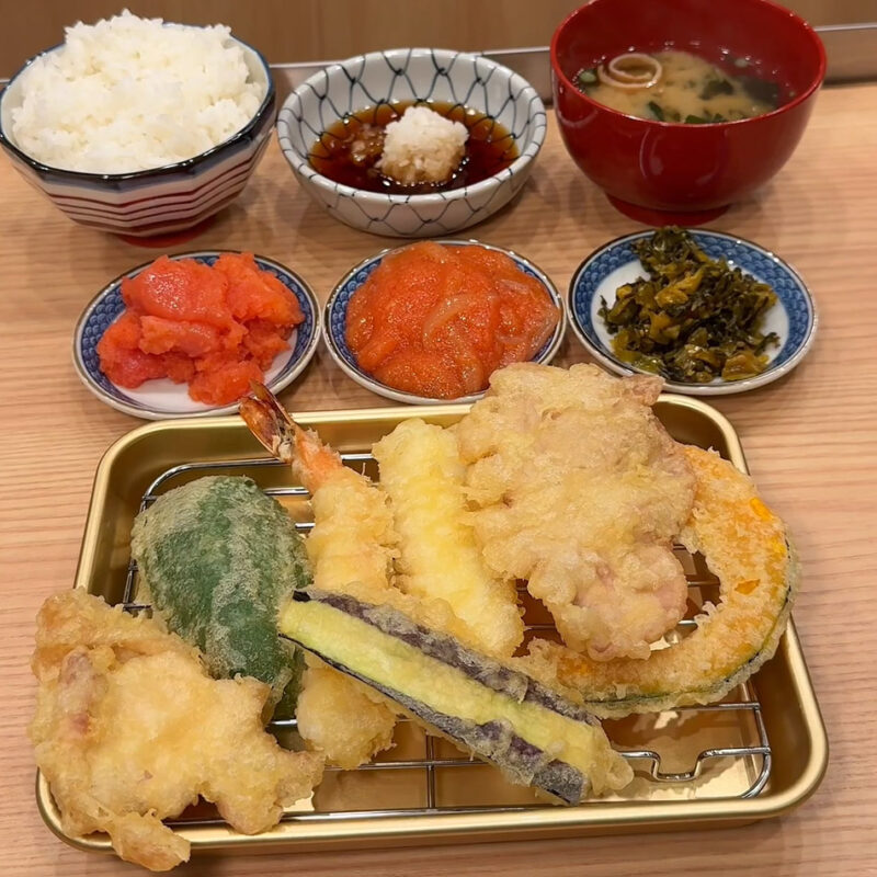 博多の天ぷら 喜水丸 天ぷら定食