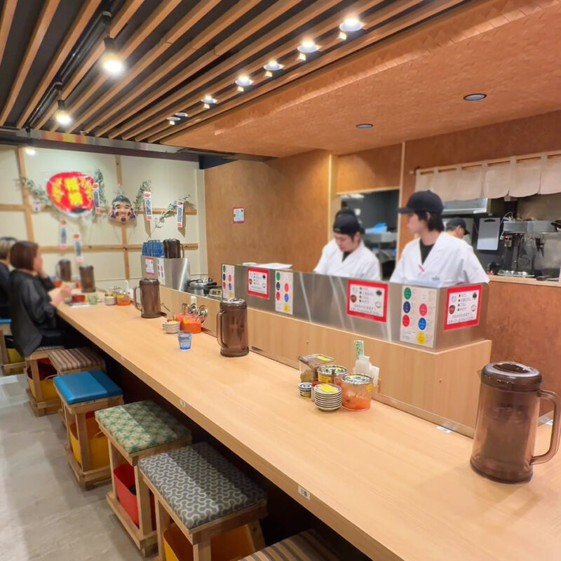 博多の天ぷら 喜水丸 店内