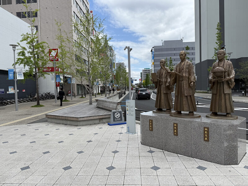 鍋島直正・古賀穀堂・鍋島茂義像