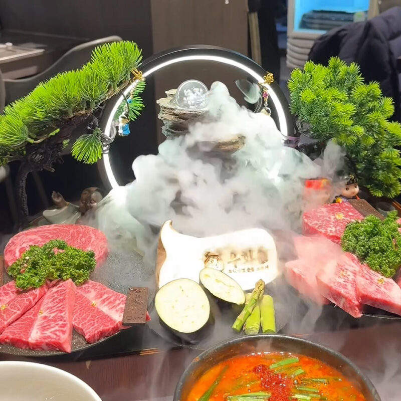 ウファ 弘大本店 韓牛セット