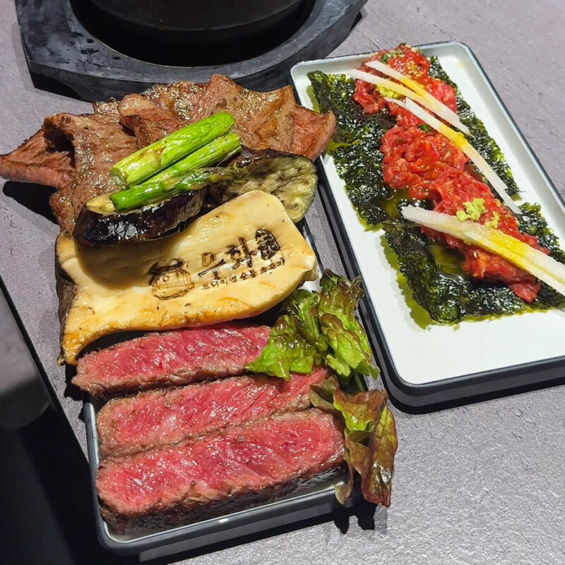 ウファ 弘大本店 韓牛セット