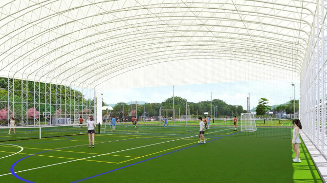 福岡都市圏南部に7.1ヘクタールの総合運動公園が2028年春開園【福岡県那珂川市】