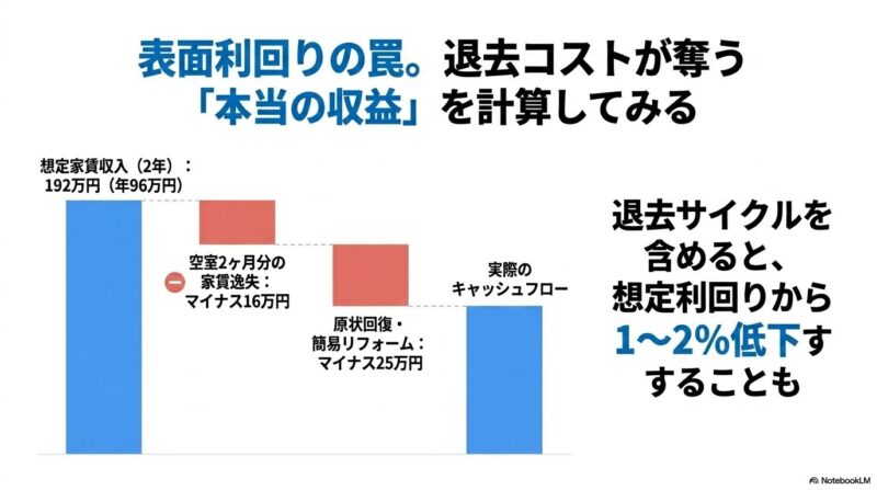 ワンルーム1戸のシミュレーション