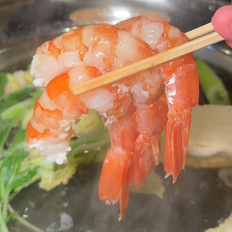 囲み鍋 えん 海老しゃぶ