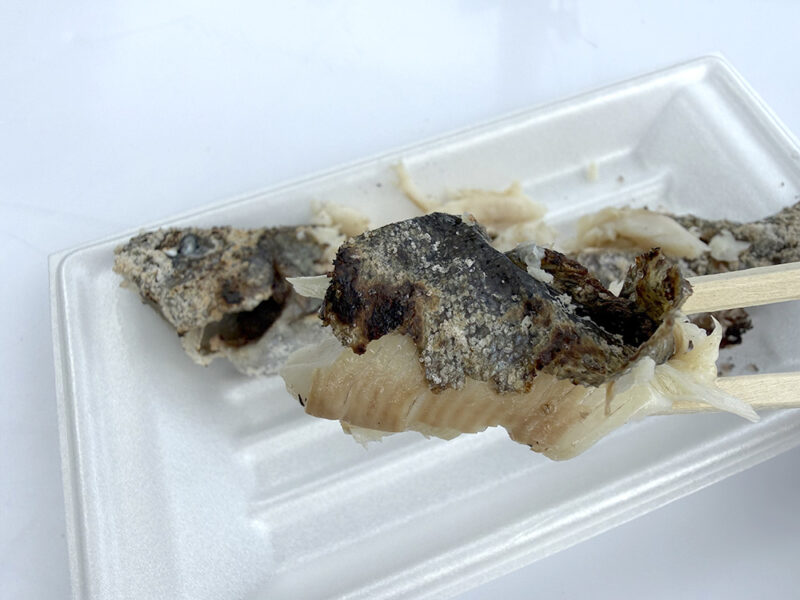 ニジマスの塩焼き