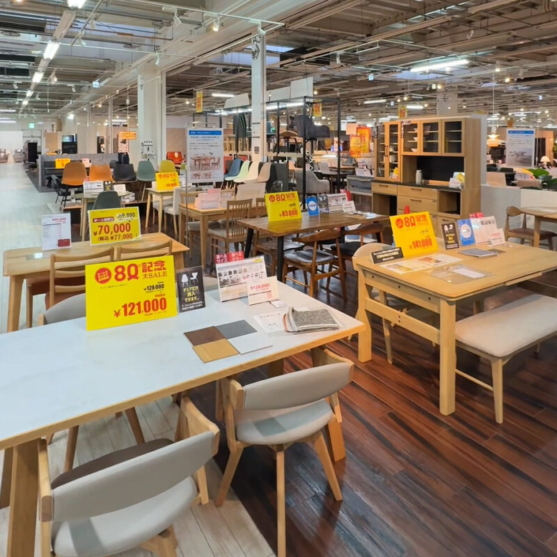 SAKODA ホームファニシングス 小戸公園前店 店内