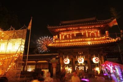 水田天満宮千燈明花火大祭