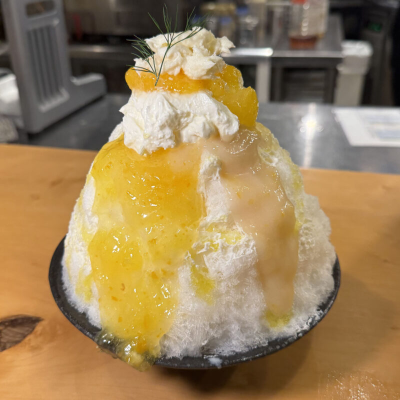 博多炉端つまむ春吉店×茶房オクノシブヤ かき氷