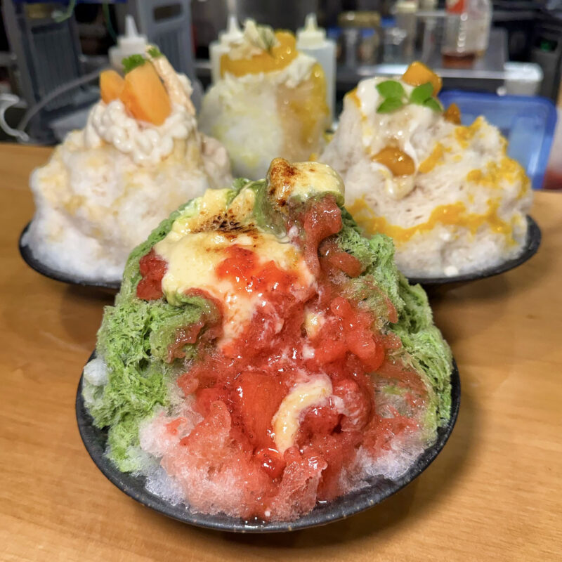 博多炉端つまむ春吉店×茶房オクノシブヤ かき氷