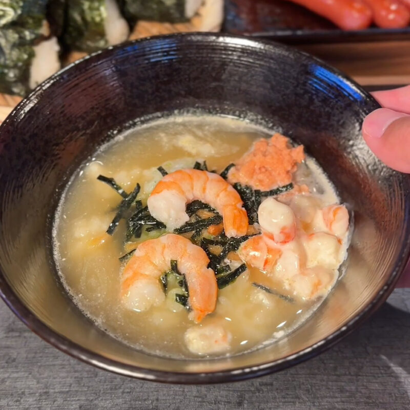 あくまでおにぎり 海鮮茶漬け