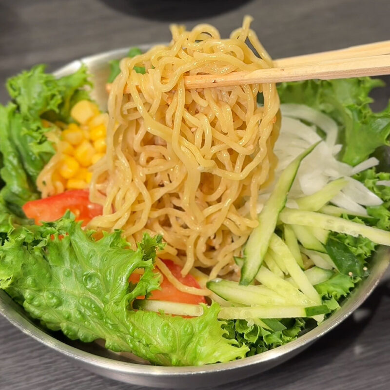 旭川成吉思汗 大黒屋 西中洲店 ジンギスカン ラーメンサラダ