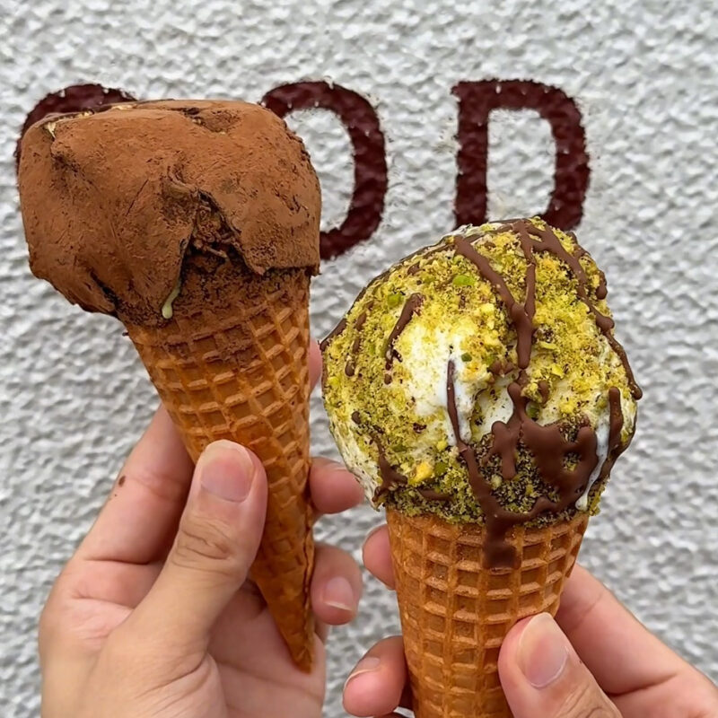 enhance coffee(インヘンス コーヒー) ドバイチョコモチジェラート