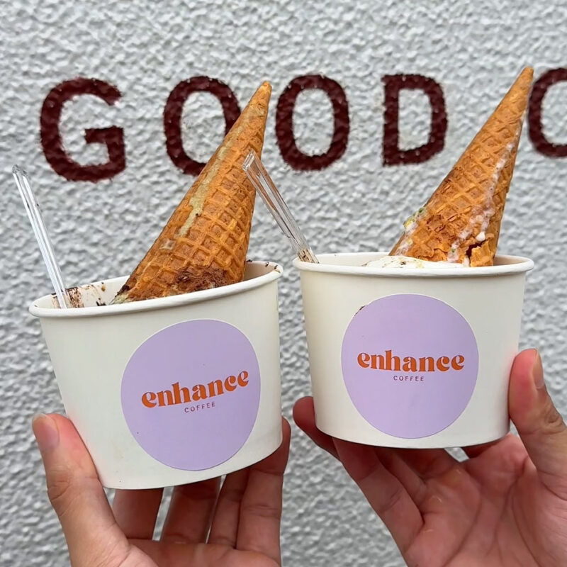 enhance coffee(インヘンス コーヒー) ドバイチョコモチジェラート
