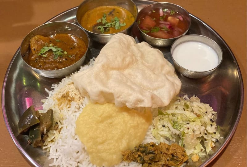 インド食堂ワナッカム_プレート