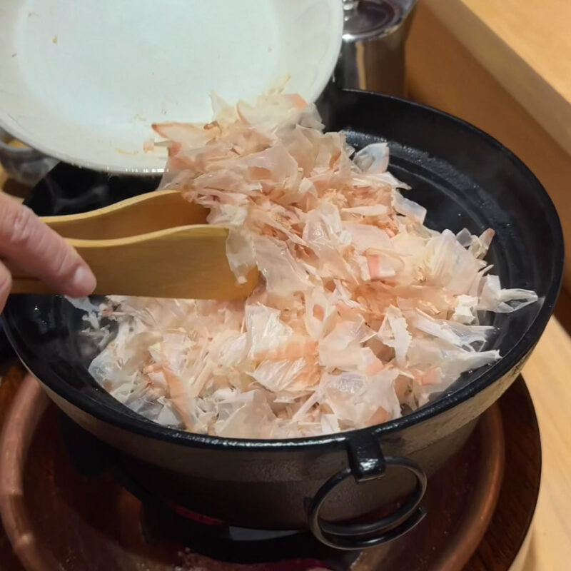赤坂みふく しゃぶしゃぶ 枕崎産鰹節