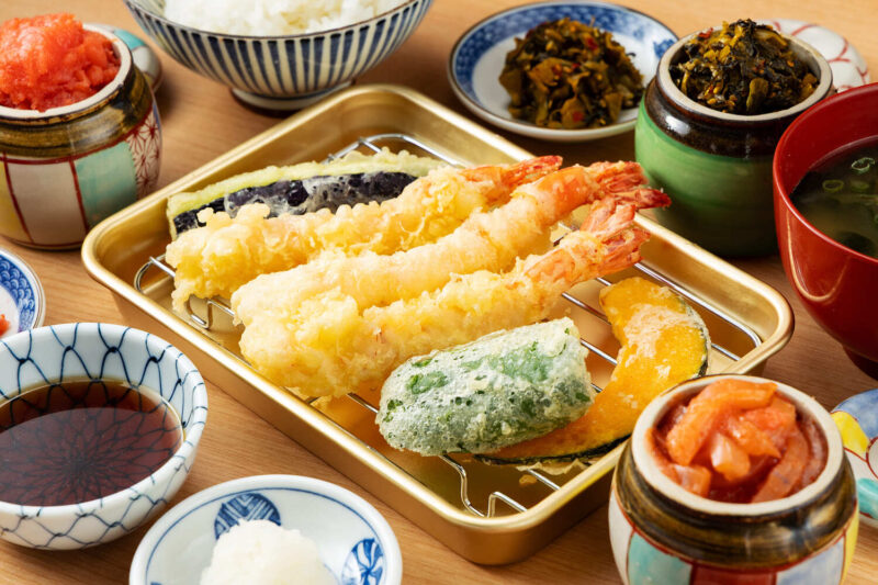 海老天定食