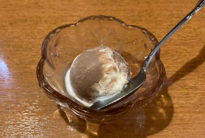 セットのデザート