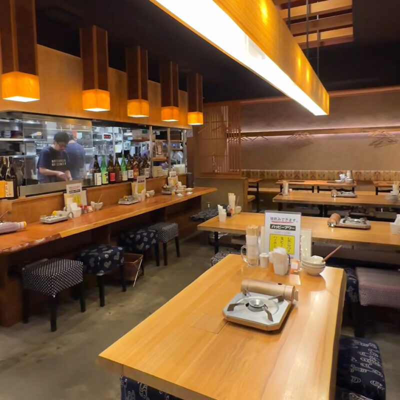 もつ鍋一慶 JRJP博多ビル店 店内