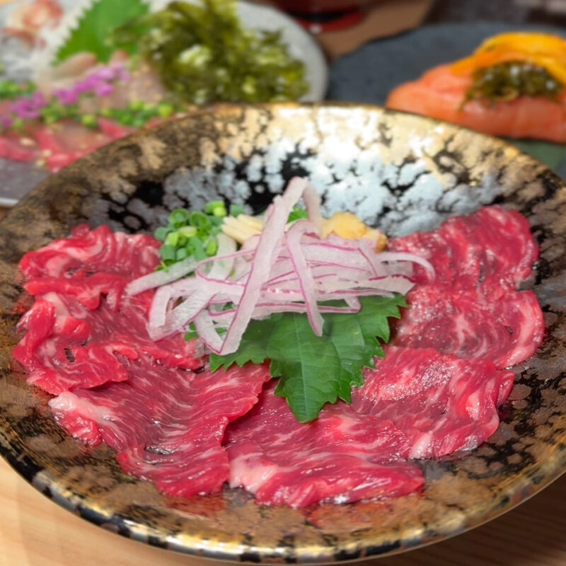 博多もつ鍋 前田屋 今泉店 馬刺し