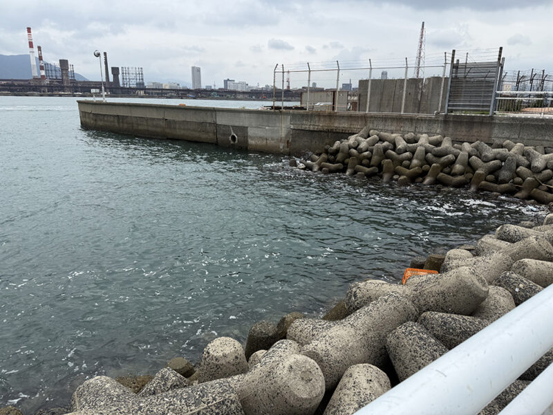 日明・海峡釣り公園の釣り場