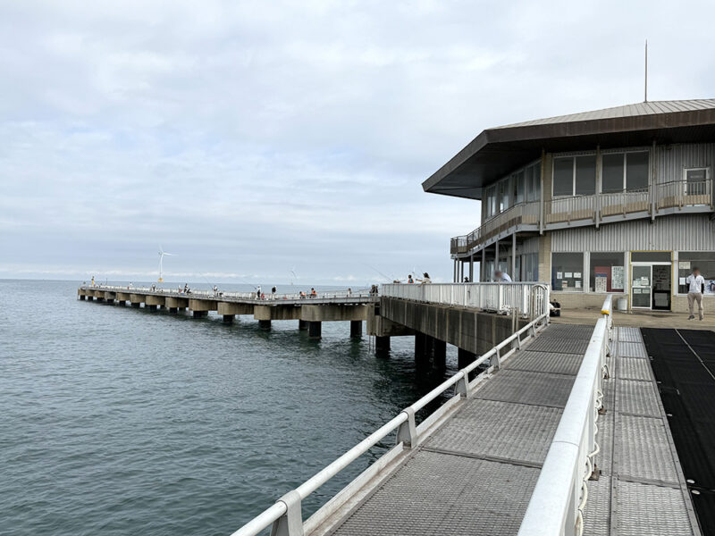 脇田海釣り桟橋の釣り場