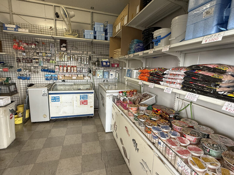 脇田海釣り桟橋　売店